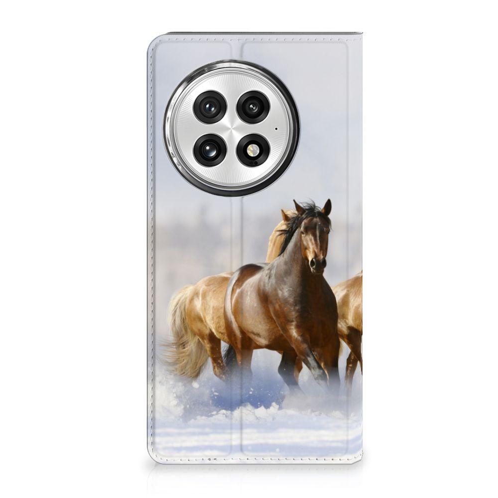 OnePlus 13 Hoesje maken Paarden design paarden aanzicht