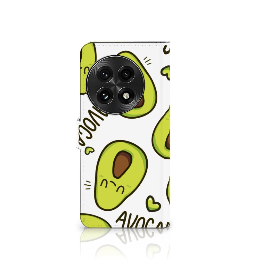 OnePlus 13 Leuk Hoesje Avocado Singing telefoonhoesje avocado design voorkant