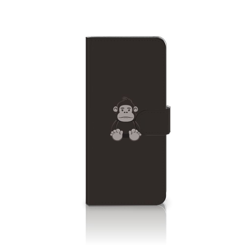 OnePlus 13 Leuk Hoesje Gorilla flipcase gorilla knuffelversie voorkant