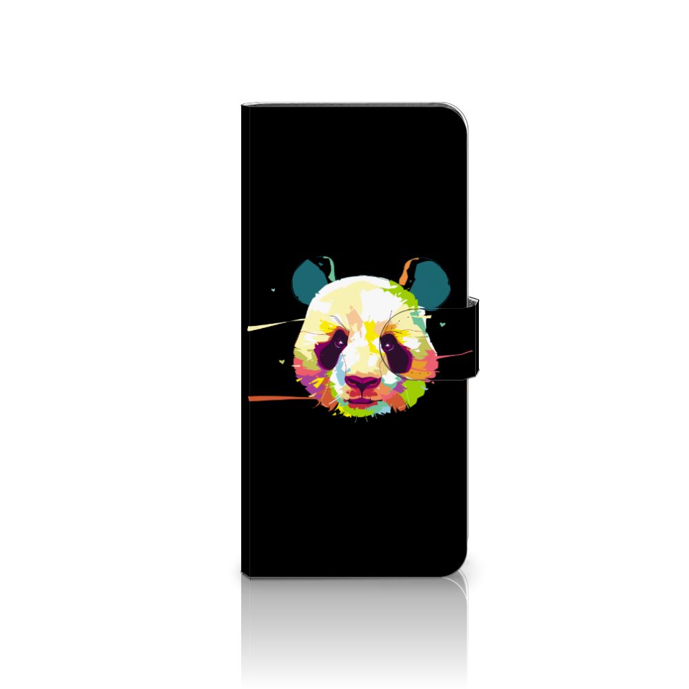 OnePlus 13 Leuk Hoesje Panda Color boekhoes panda kleur kleurrijk aanzicht