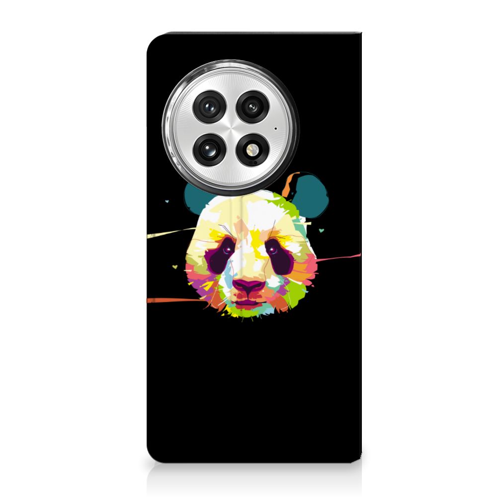 OnePlus 13 Magnet Case Panda Color panda design voorkant