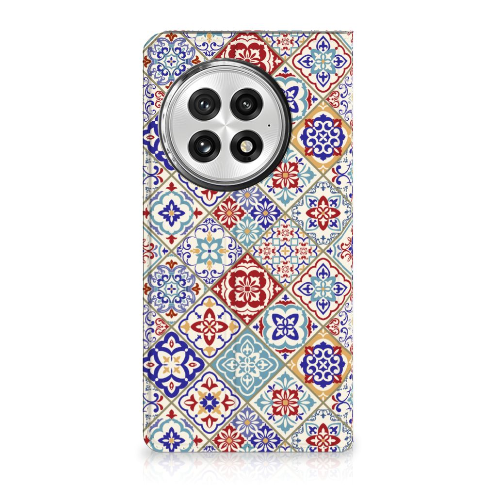 OnePlus 13 Standcase Tiles Color design kleurrijk aanzicht