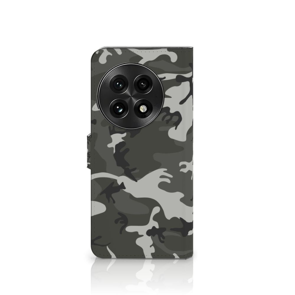 OnePlus 13 Telefoon Hoesje Army Light telefoonhoesje camouflage print vooraanzicht