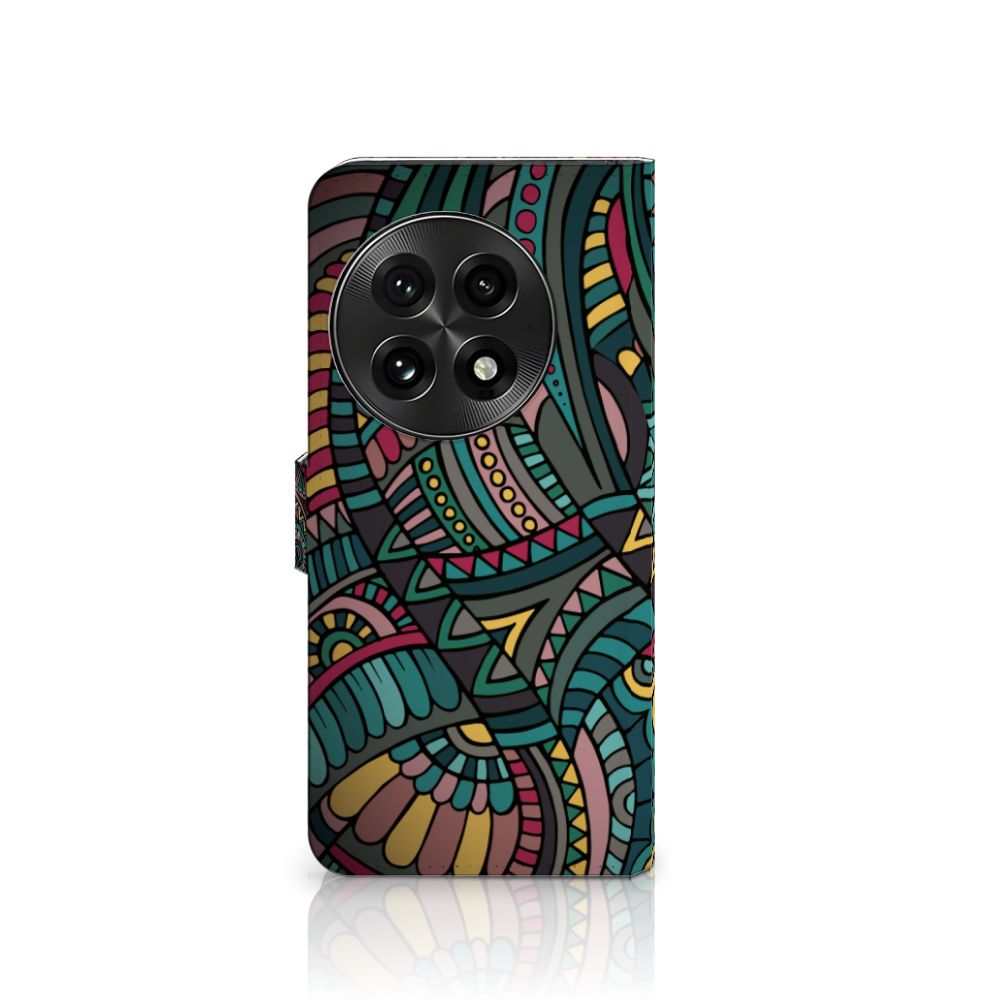 OnePlus 13 Telefoon Hoesje Aztec telefoonhoesje kleurrijk design voorkant