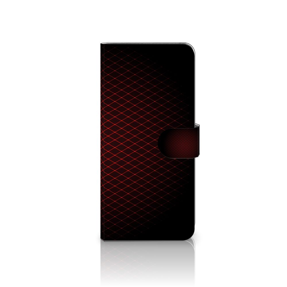 OnePlus 13 Telefoon Hoesje Geruit Rood design geruit aanzicht