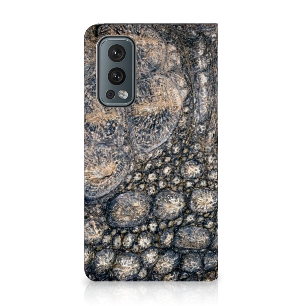OnePlus Nord 2 5G Hoesje maken Krokodillenprint krokodillenprint achterkant