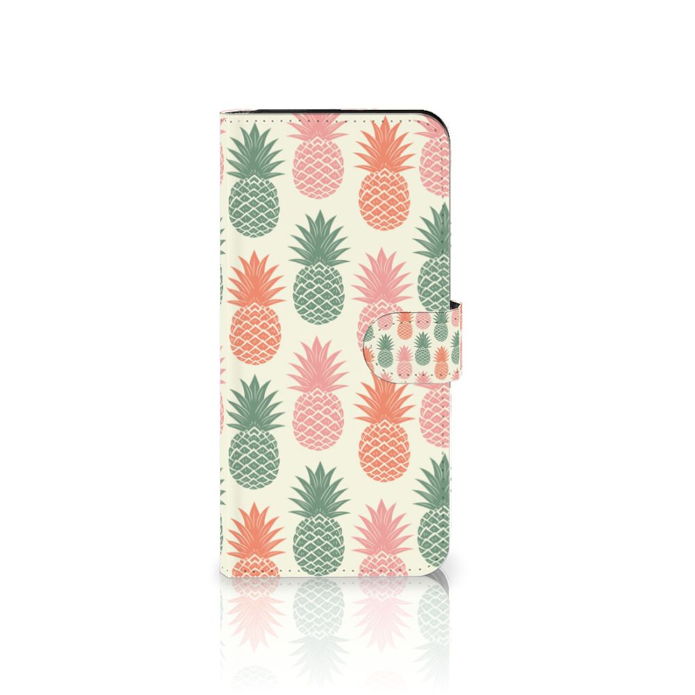 OnePlus Nord 3 Book Cover Ananas met kleurrijke ananas design voor bescherming en gebruiksgemak 🌺