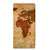 OnePlus Nord 3 Book Cover Wereldkaart hoesje wereldkaart bruin voorzijde