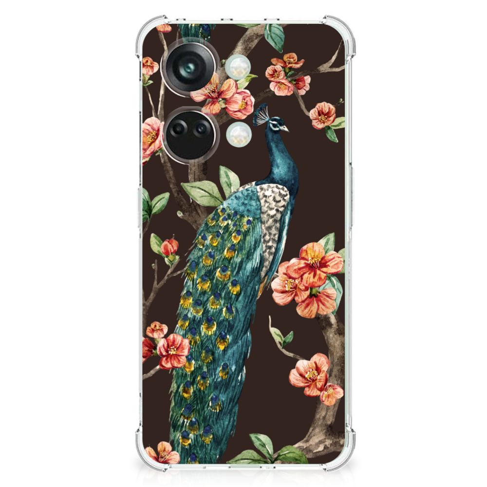 OnePlus Nord 3 Case Anti-shock Pauw met Bloemen B2C Telecom