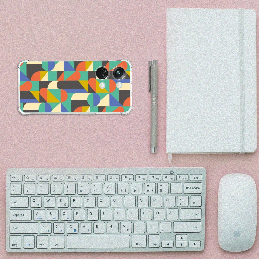 OnePlus Nord 3 Doorzichtige Silicone Hoesje Funky Retro B2C Telecom