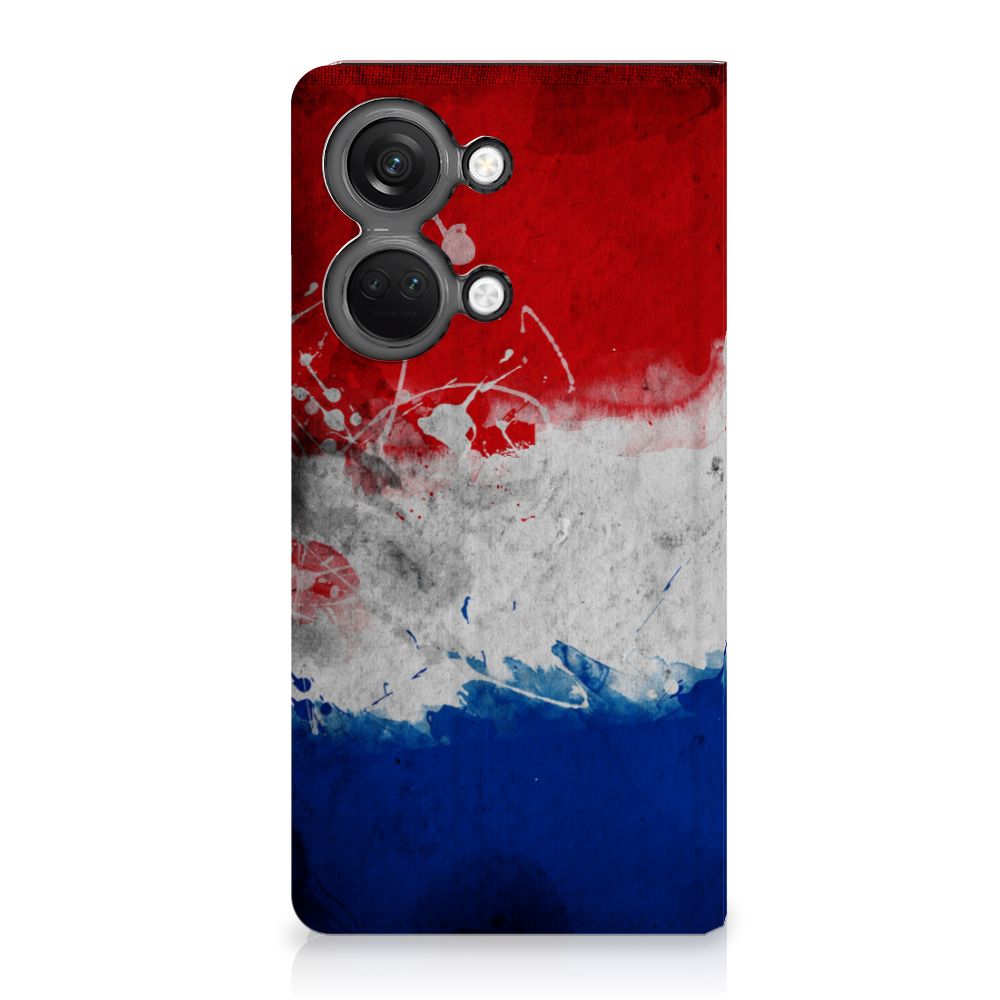 OnePlus Nord 3 Standcase Nederland hoesje Nederlandse vlag achterkant