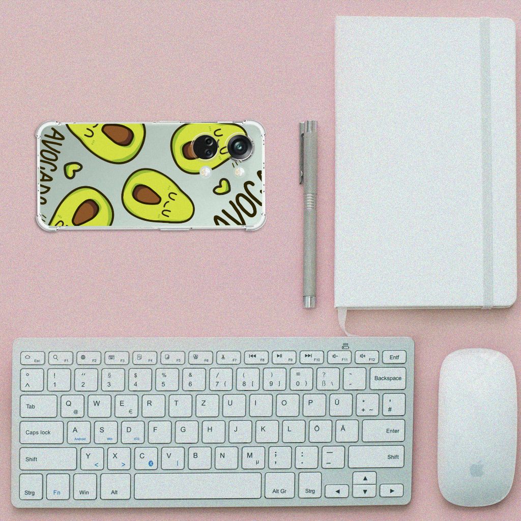 OnePlus Nord 3 Stevig Bumper Hoesje Avocado Singing B2C Telecom