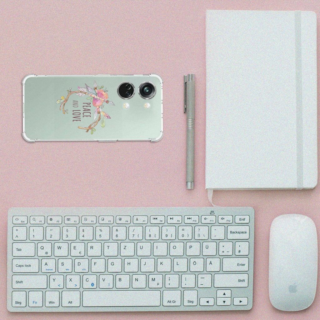 OnePlus Nord 3 Stevig Bumper Hoesje Boho Text B2C Telecom
