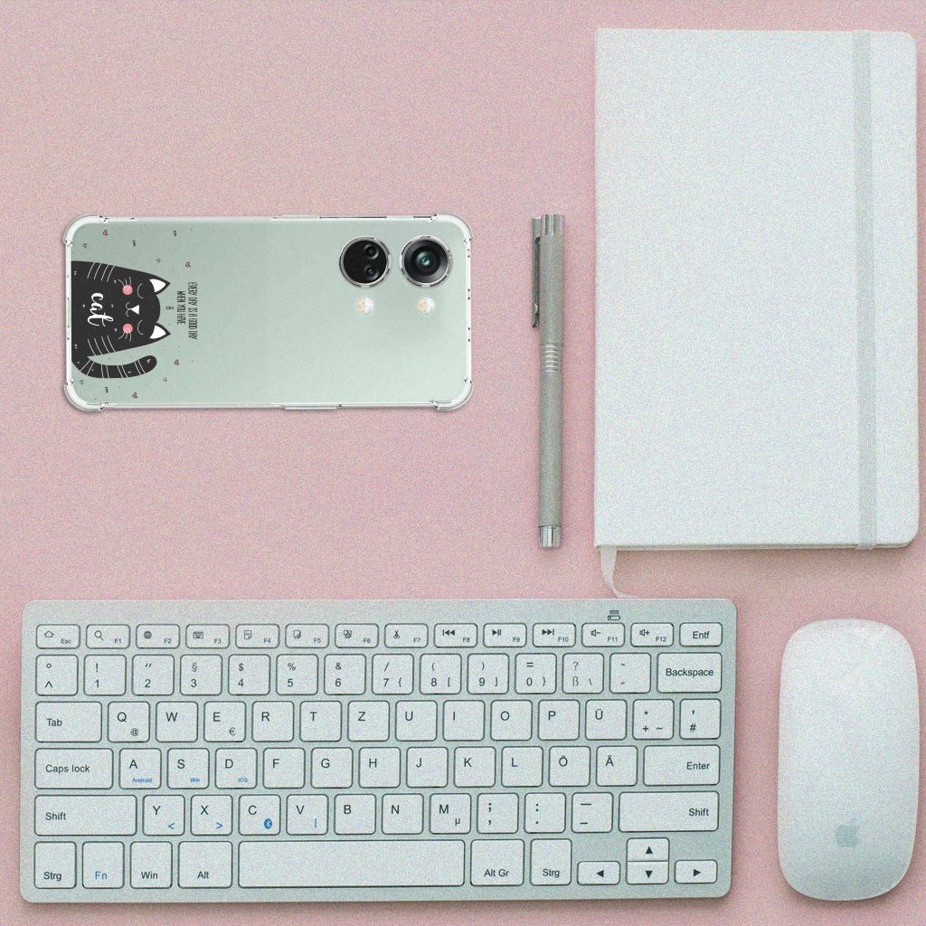 OnePlus Nord 3 Stevig Bumper Hoesje Cat Good Day B2C Telecom