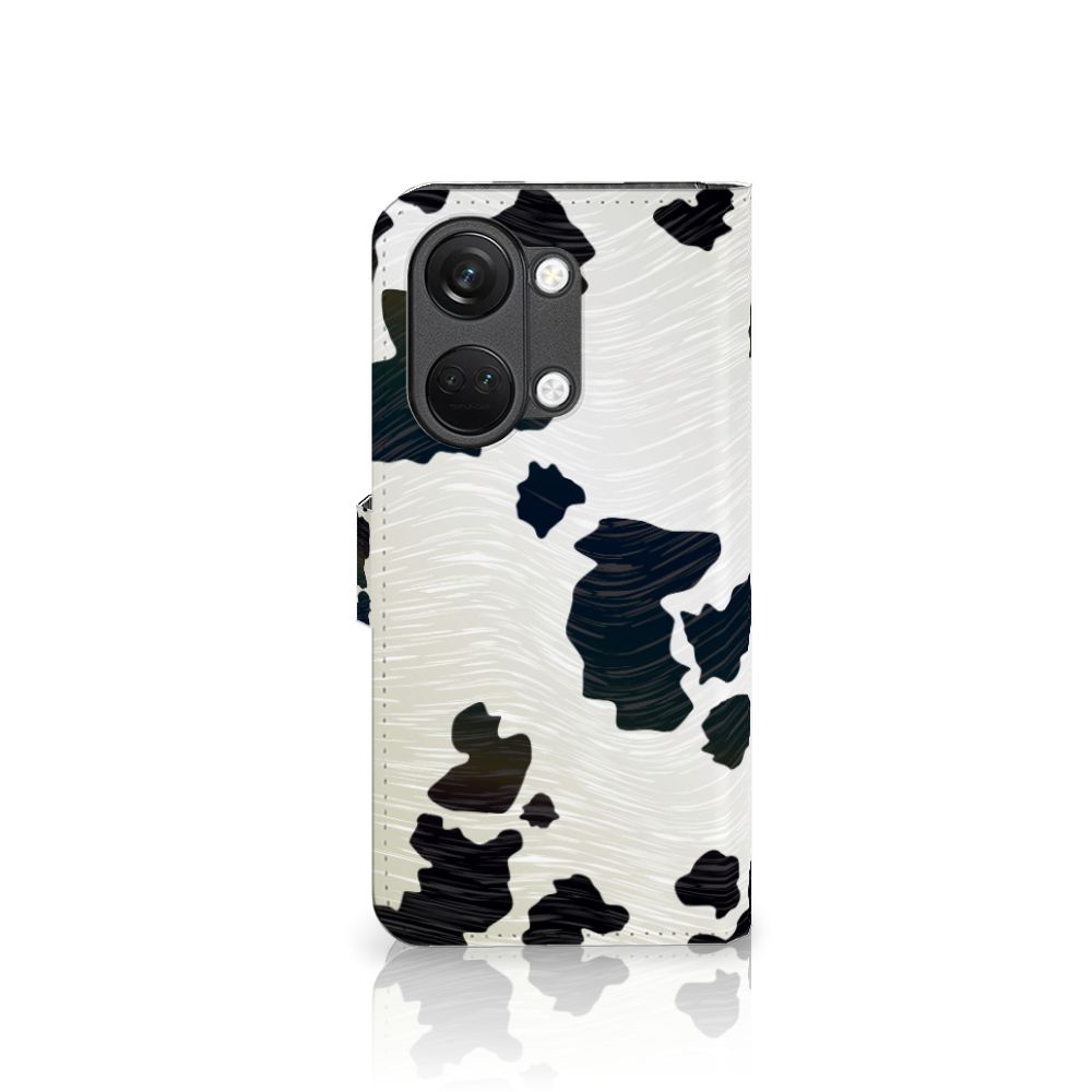 OnePlus Nord 3 Telefoonhoesje met Pasjes Koeienvlekken design koeienvlekken aanzicht