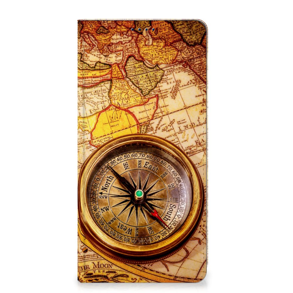 OnePlus Nord 4 Book Cover Kompas boekhoes kompas bovenaanzicht