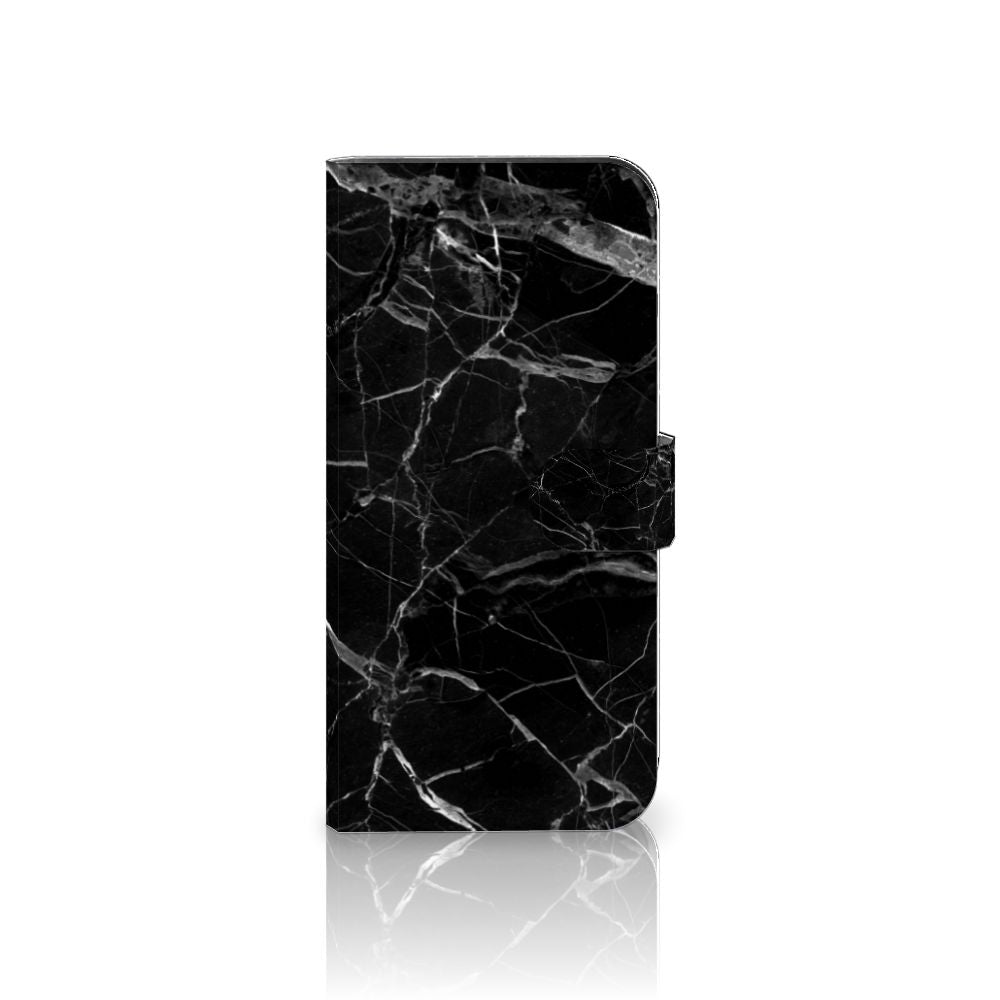 OnePlus Nord 4 Bookcase Marmer Zwart bookcase zwart marmer voorkant