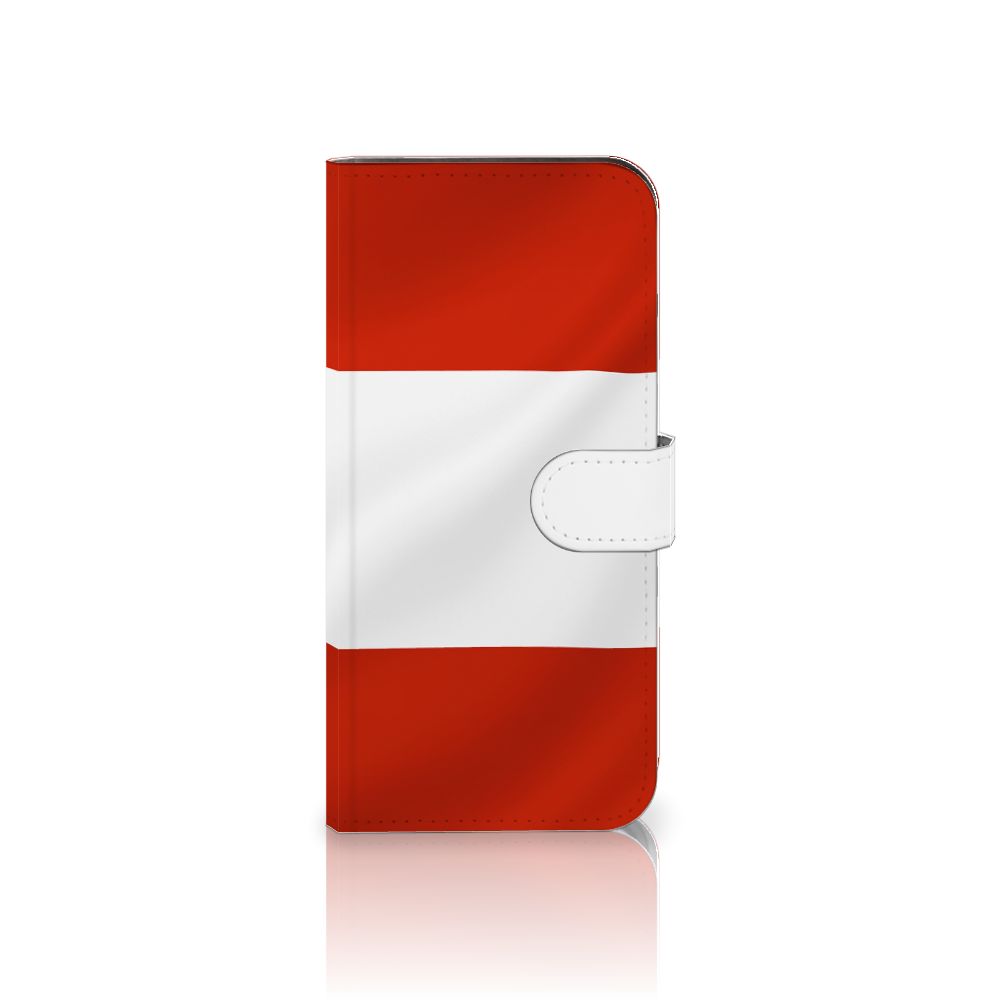 OnePlus Nord 4 Bookstyle Case Oostenrijk vlag design voorkant