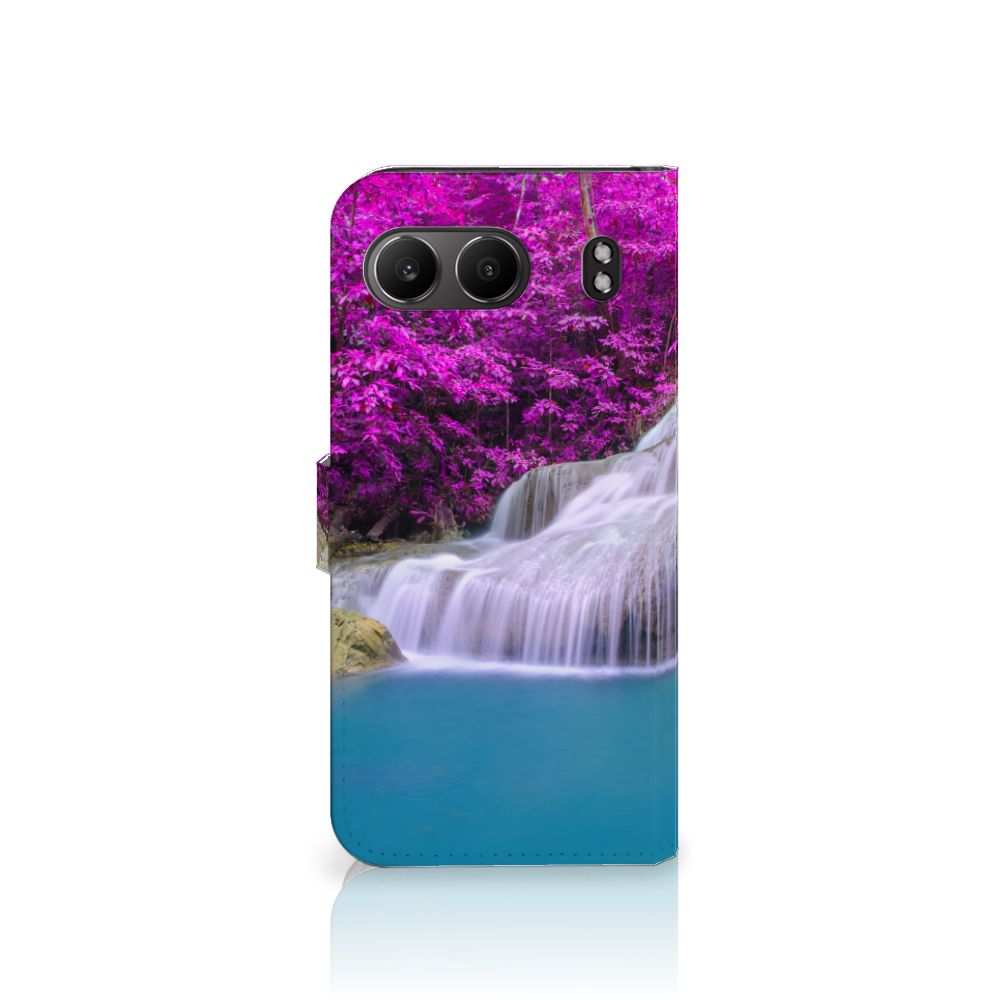 OnePlus Nord 4 Flip Cover Waterval flipcover waterval paarse bomen