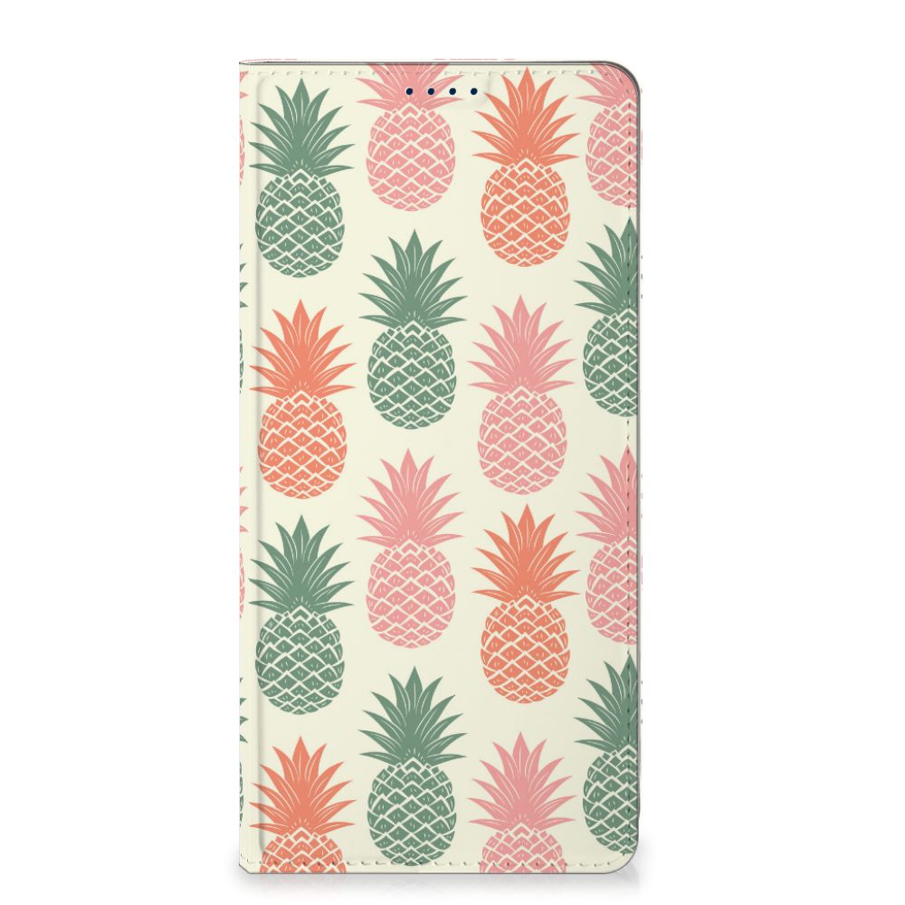OnePlus Nord 4 Flip Style Cover Ananas ananas patroon voorkant