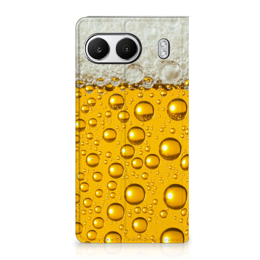 OnePlus Nord 4 Flip Style Cover Bier bierprint voorkant