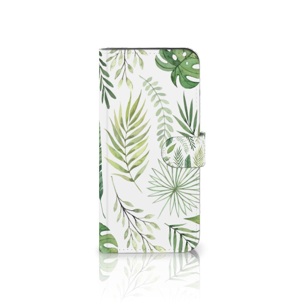 OnePlus Nord 4 Hoesje Leaves telefoonhoesje groene bladeren aanzicht