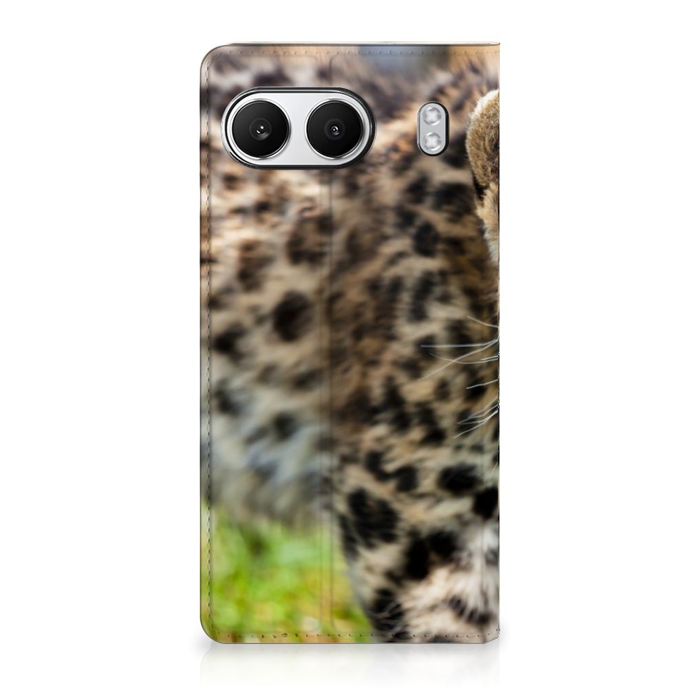 OnePlus Nord 4 Hoesje maken Baby Luipaard telefoonhoesje babyluipaard vooraanzicht