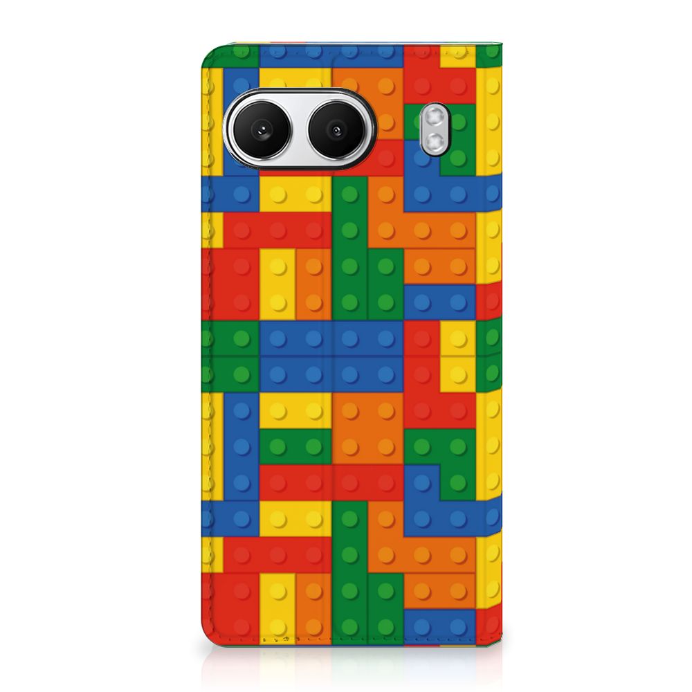 OnePlus Nord 4 Hoesje met Magneet Blokken design hoesje achterzijde Lego blokken