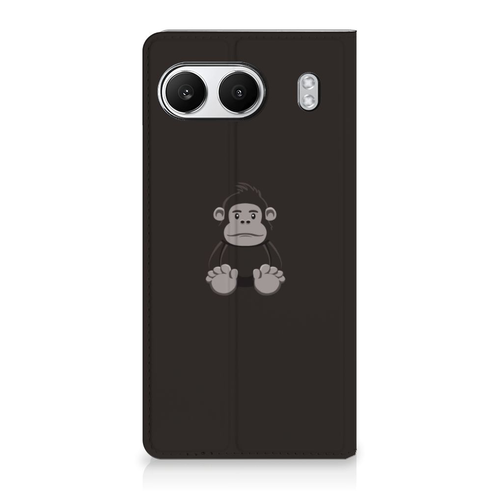 OnePlus Nord 4 Magnet Case Gorilla telefoonhoesje Gorilla ontwerp voorkant