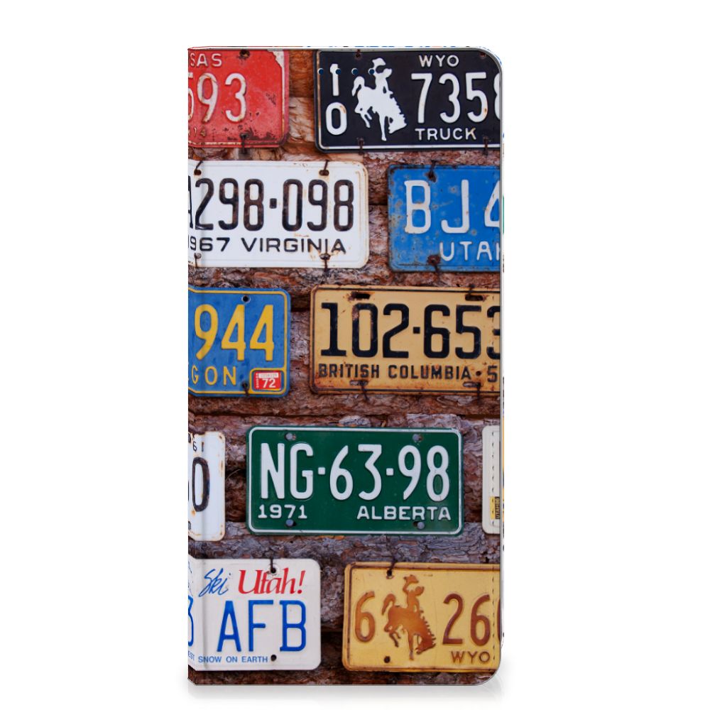 OnePlus Nord 4 Stand Case Kentekenplaten design Amerikaanse kentekenplaten voorzijde