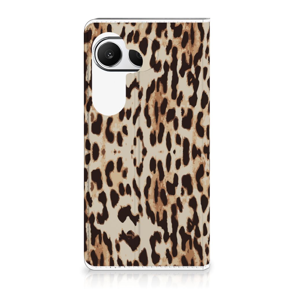OnePlus Nord 4 Stand Case Leopard design aanzicht