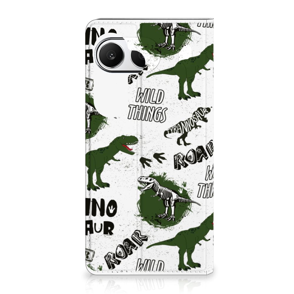 OnePlus Nord 4 Stand Case Stars dino design voorkant