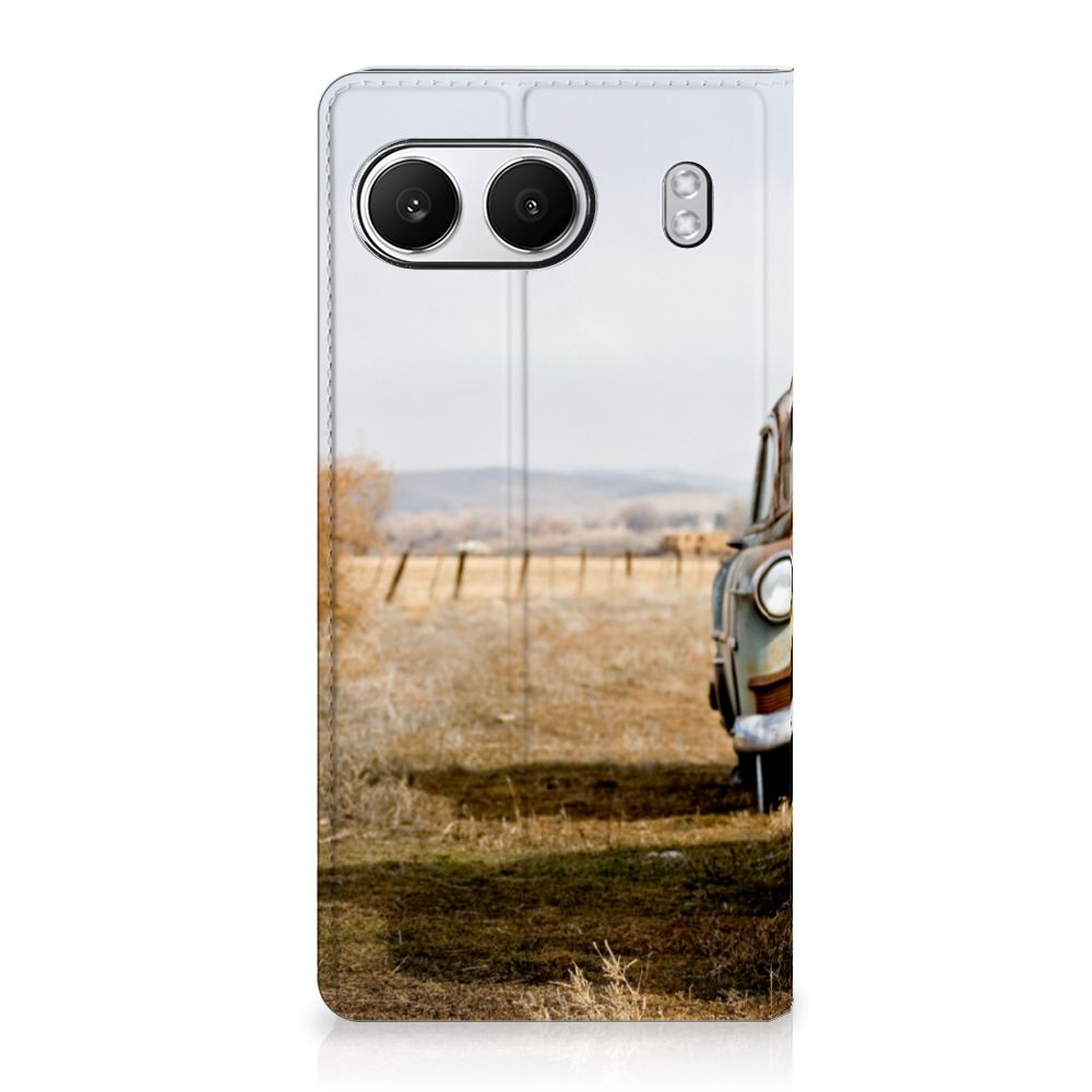 OnePlus Nord 4 Stand Case Vintage Auto vintage auto voorkant
