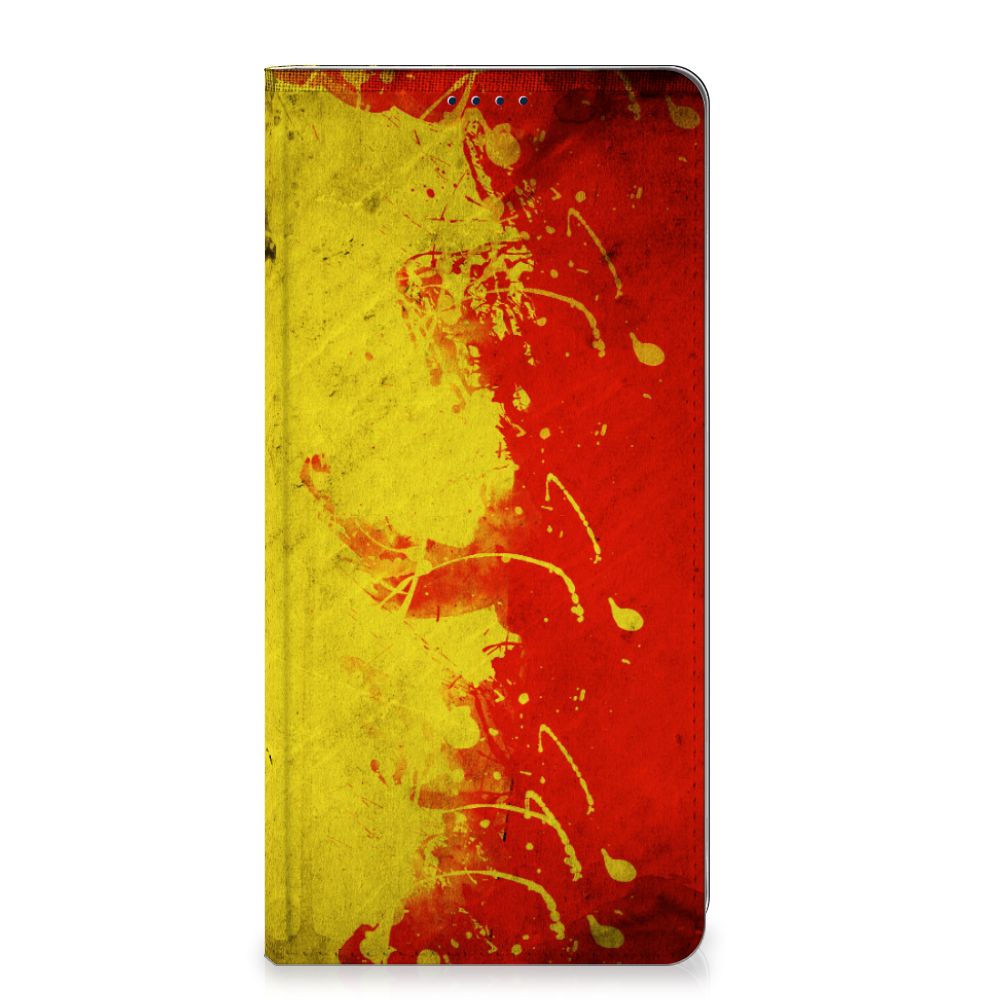 OnePlus Nord 4 Standcase België design geel rood hoesje voorkant