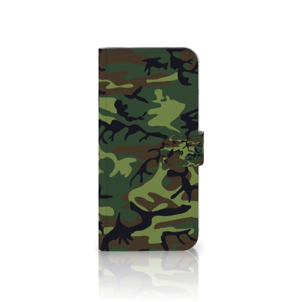 OnePlus Nord 4 Telefoon Hoesje Army Dark telefoonhoesje camouflage design voorkant