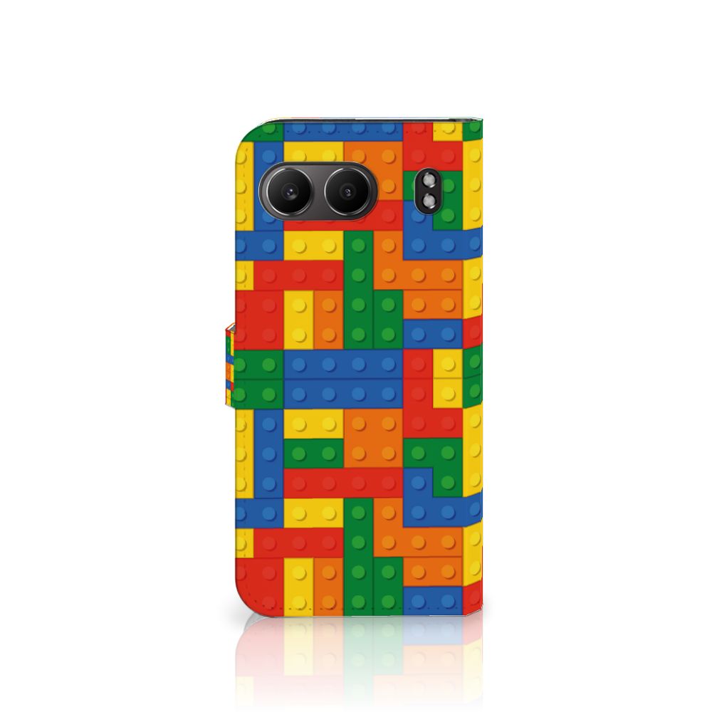 OnePlus Nord 4 Telefoon Hoesje Blokken telefoonhoesje blokken design zijkant