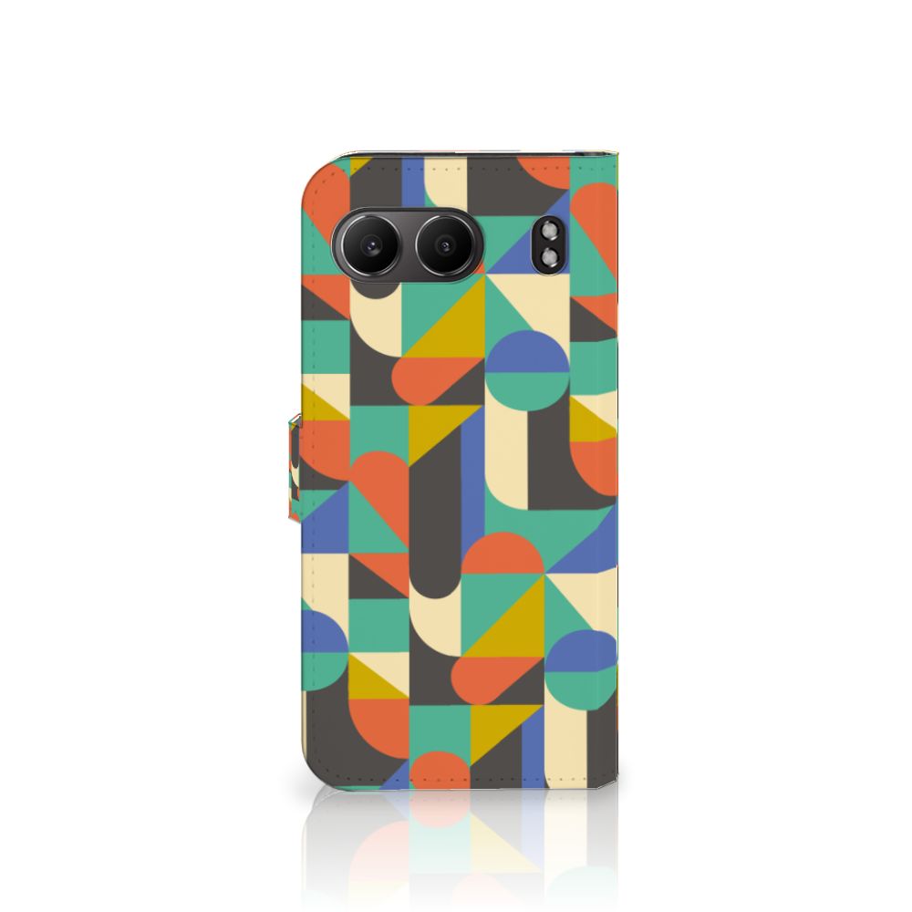 OnePlus Nord 4 Telefoon Hoesje Funky Retro telefoonhoesje funky retro aanzicht