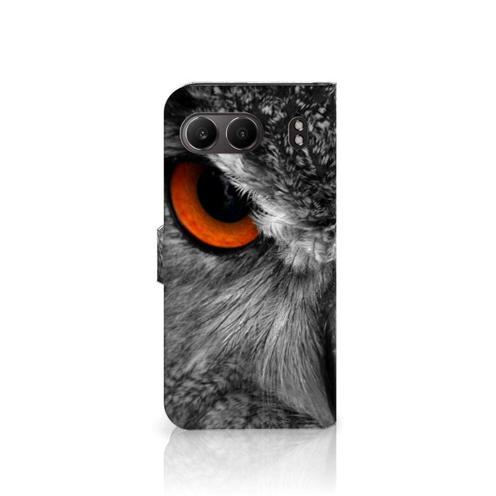 OnePlus Nord 4 Telefoonhoesje met Pasjes Uil hoesje uil design anzicht