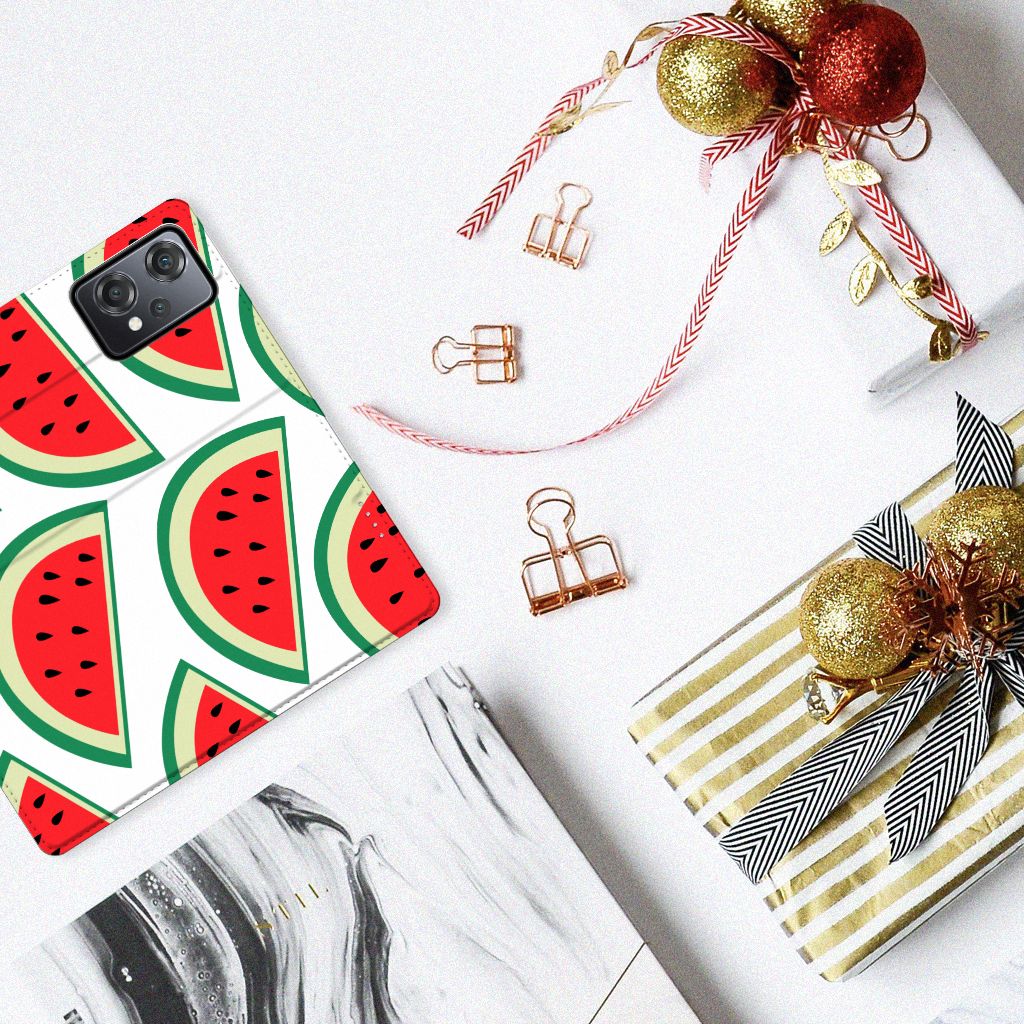 OnePlus Nord CE 2 Lite 5G Flip Style Cover Watermelons bovenaanzicht
