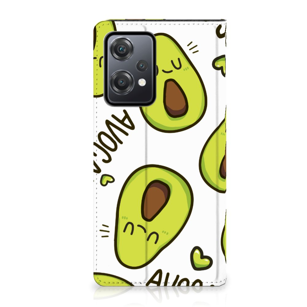 OnePlus Nord CE 2 Lite 5G Magnet Case Avocado Singing met schattige avocado's voor bescherming en gebruiksgemak.