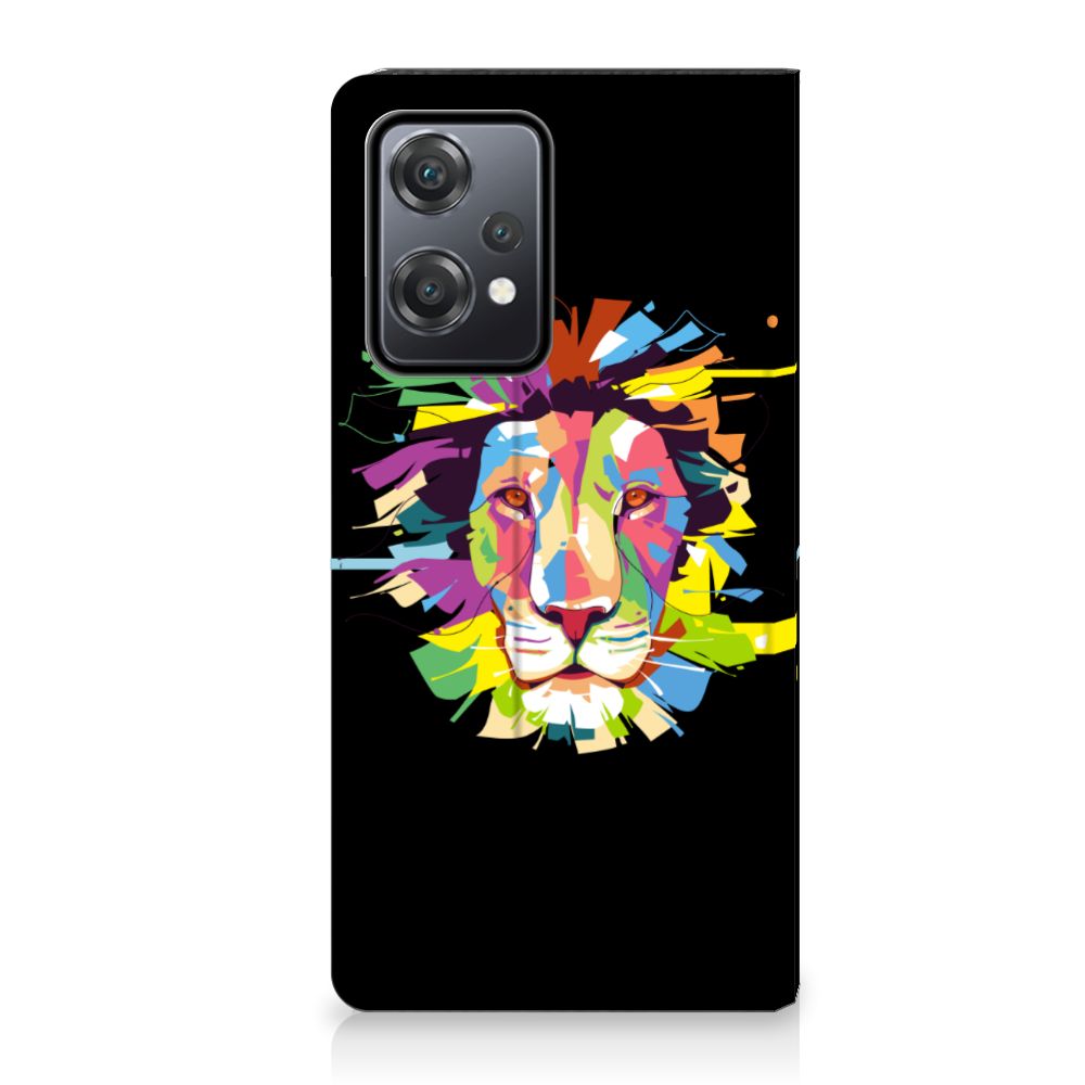 OnePlus Nord CE 2 Lite 5G Magnet Case Lion Color design voorkant