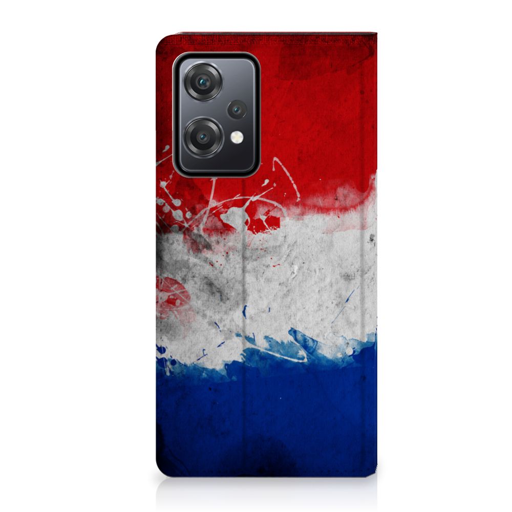 OnePlus Nord CE 2 Lite 5G Standcase Nederland design Nederlandse vlag aanzicht