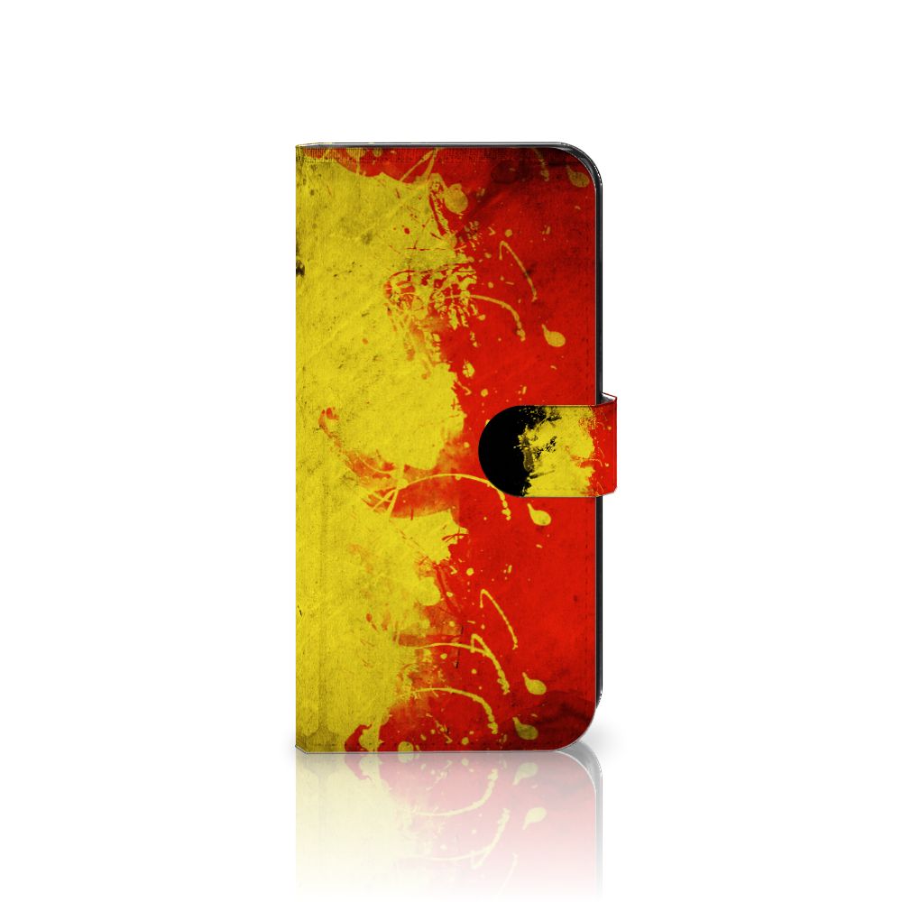 OnePlus Nord CE 3 Bookstyle Case België design hoesje Belgische vlag aanzicht