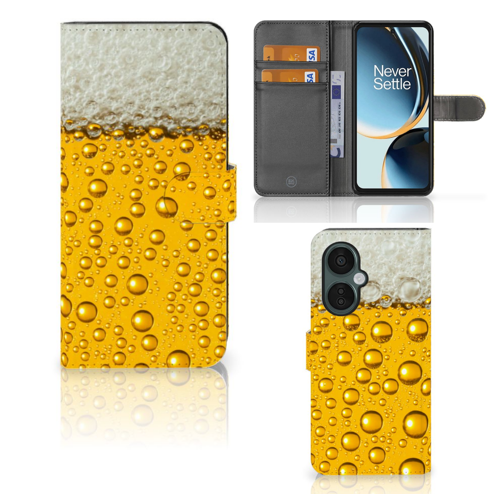 OnePlus Nord CE 3 Lite Book Cover Bier bookcover bierprint voorkant achterkant