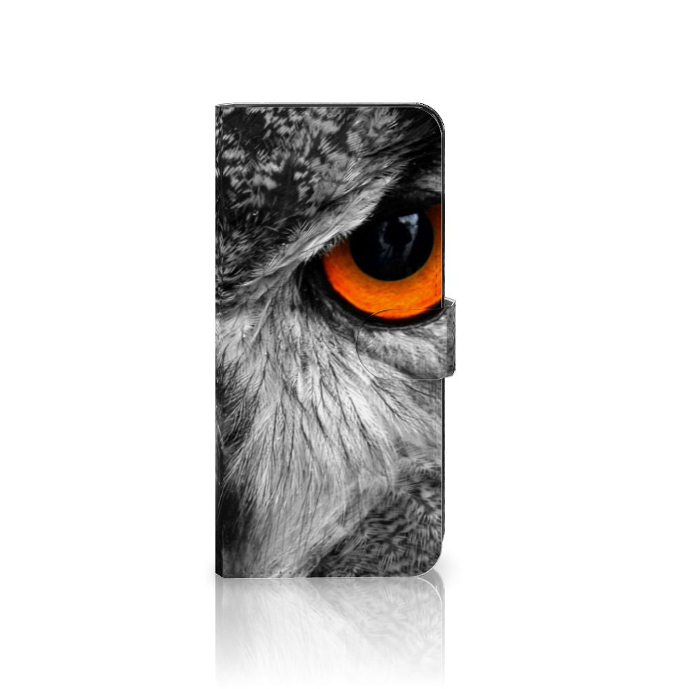 OnePlus Nord CE 3 Lite Telefoonhoesje met Pasjes Uil designnaam uil aanzicht