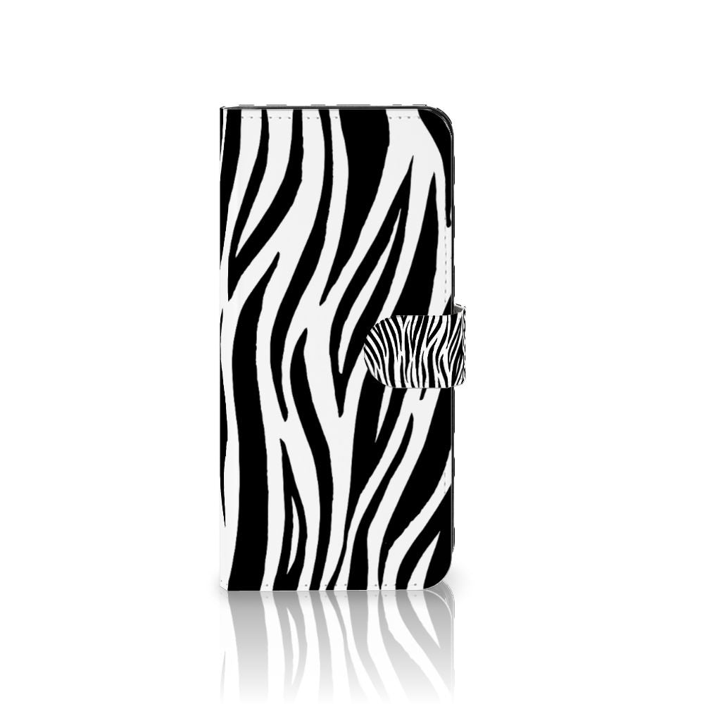 OnePlus Nord CE 3 Lite Telefoonhoesje met Pasjes Zebra zebraprint design voorkant