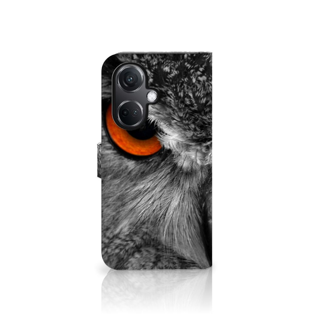 OnePlus Nord CE 3 Telefoonhoesje met Pasjes Uil