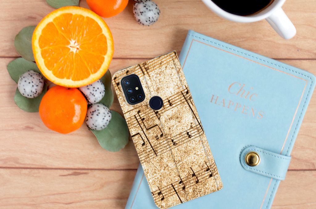 OnePlus Nord N10 5G Stand Case Bladmuziek - B2C Telecom