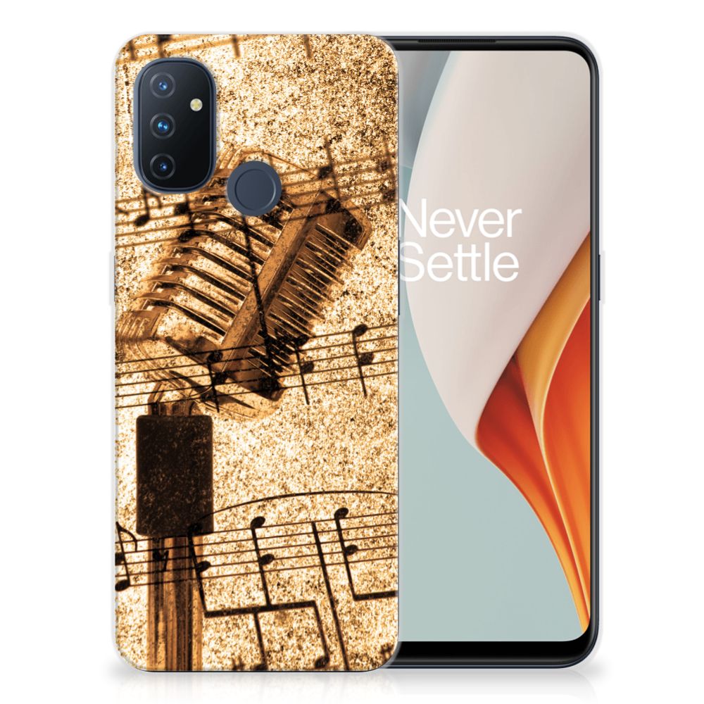 OnePlus Nord N100 Siliconen Hoesje met foto Bladmuziek B2C Telecom