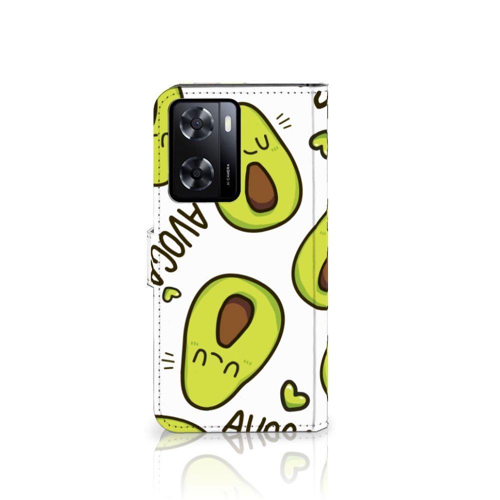 PPO A57 | A57s | A77 4G Leuk Hoesje Avocado Singing met schattige avocado's 🥑 voor gebruiksgemak en bescherming.